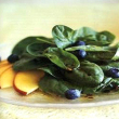 Spinach Salad with Nectarine, Blueberries and Lime Balsamic Vinaigrette
