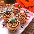 Spooky Spider Web Cupcakes