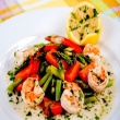 Springtime Asparagus with Lemon Garlic Shrimp