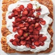 Strawberry Biscuit Sheet Cake