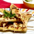 Tandoori Chicken Skewers with Mint Raita (using Greek yogurt)