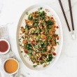Thai Peanut Noodle Bowls with Spicy Lime Tofu and Vegetables