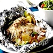 Tilapia Packets with Zucchini and Potatoes