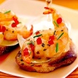 Vanilla Shrimp Crostini