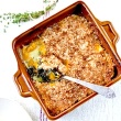 Winter Greens and Butternut Squash Gratin (using kale)