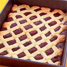 Almond Lattice Brownies