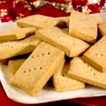 Apple Spice Shortbread Cookies