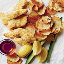 Baked Fish and Chips (serves 2)