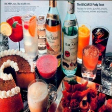 11 Recipes from the Booklet: The Bacardi Party Book, 1970's