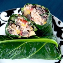 Beans and Greens Burritos