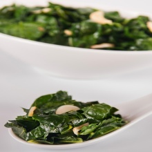 Braised Broccoli Leaves