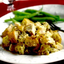 Chicken Stuffing Casserole