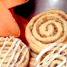 Cinnamon Bun Crunch Icebox Cookies