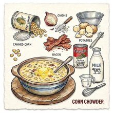 Creamy Corn Chowder (1970's)