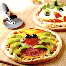 Creepy Mini Pizzas
