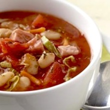 Easy Italian Bean and Ham Soup