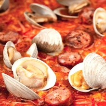 Grilled Clams and Chorizo