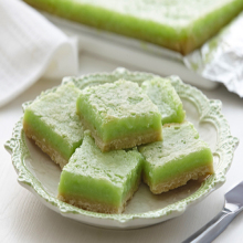 Lemon-Lime Bars with Ginger Shortbread Crust