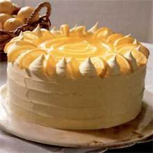 Lemon Curd Layer Cake with Whipped Cream Frosting