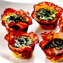 Mini Ham and Egg Quiche