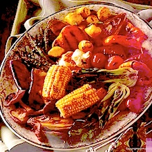 Mixed Vegetable Grill with Roasted Garlic Marinade