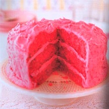 My My's Strawberry Layer Cake and Frosting (using cake mix)