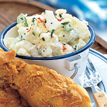 Old-Fashioned Egg Mock Potato Salad (using cauliflower)