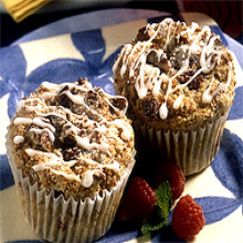 Raspberry Sour Cream Muffins