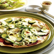 Ratatouille Tortilla Pizzas and Jiffy No-Cook Pizza Sauce