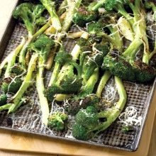 Roasted Broccoli with Parmesan Cheese (Melissa d'Arabian)