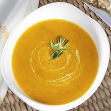 Roasted Butternut Squash, Carrot and Orange Soup