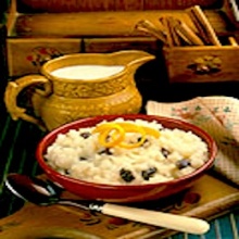 Rum-Raisin Rice Pudding