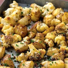 Spice-Roasted Cauliflower and Jerusalem Artichokes